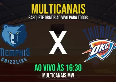Assistir Memphis Grizzlies x Oklahoma City Thunder ao vivo online 26/04/2025 Ao Vivo Online Grátis 24 Horas HD