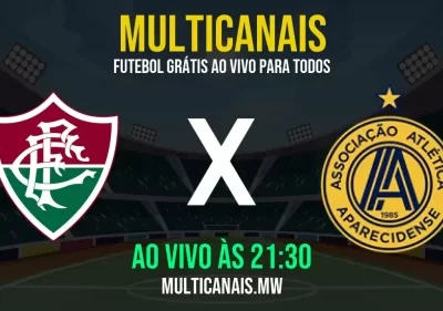 Fluminense x Aparecidense ao vivo: assista online grátis em HD – 29/04/2025, cobertura ao vivo em tempo real