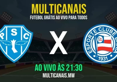 Paysandu vs Bahia, 30/04/2025 – Assista ao vivo Online Grátis e em Alta Definição
