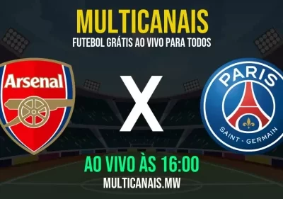 Arsenal x PSG ao vivo: assista online grátis em HD – 29/04/2025, transmissão em tempo real