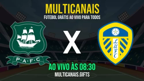 Assistir Plymouth Argyle x Leeds United Ao Vivo Online Grátis em HD – 03/05/2025