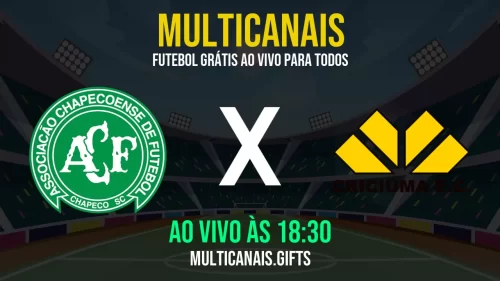 Assista Chapecoense contra Criciúma ao vivo na internet – 04 de maio de 2025 em HD grátis