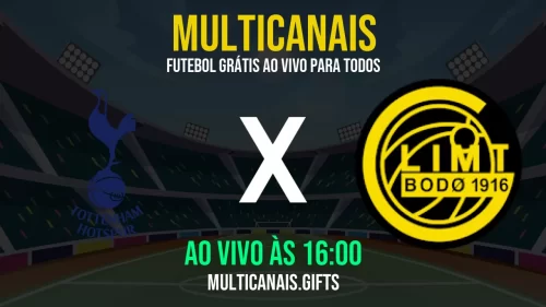 Assistir Tottenham vs Bodo Glimt ao vivo online em 01/05/2025 – Grátis e em HD ao vivo