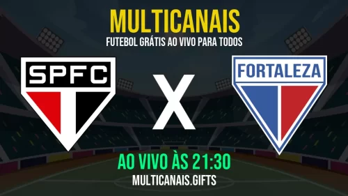 Assistir São Paulo x Fortaleza Hoje – Ao Vivo, Grátis e em HD (02/05/2025)